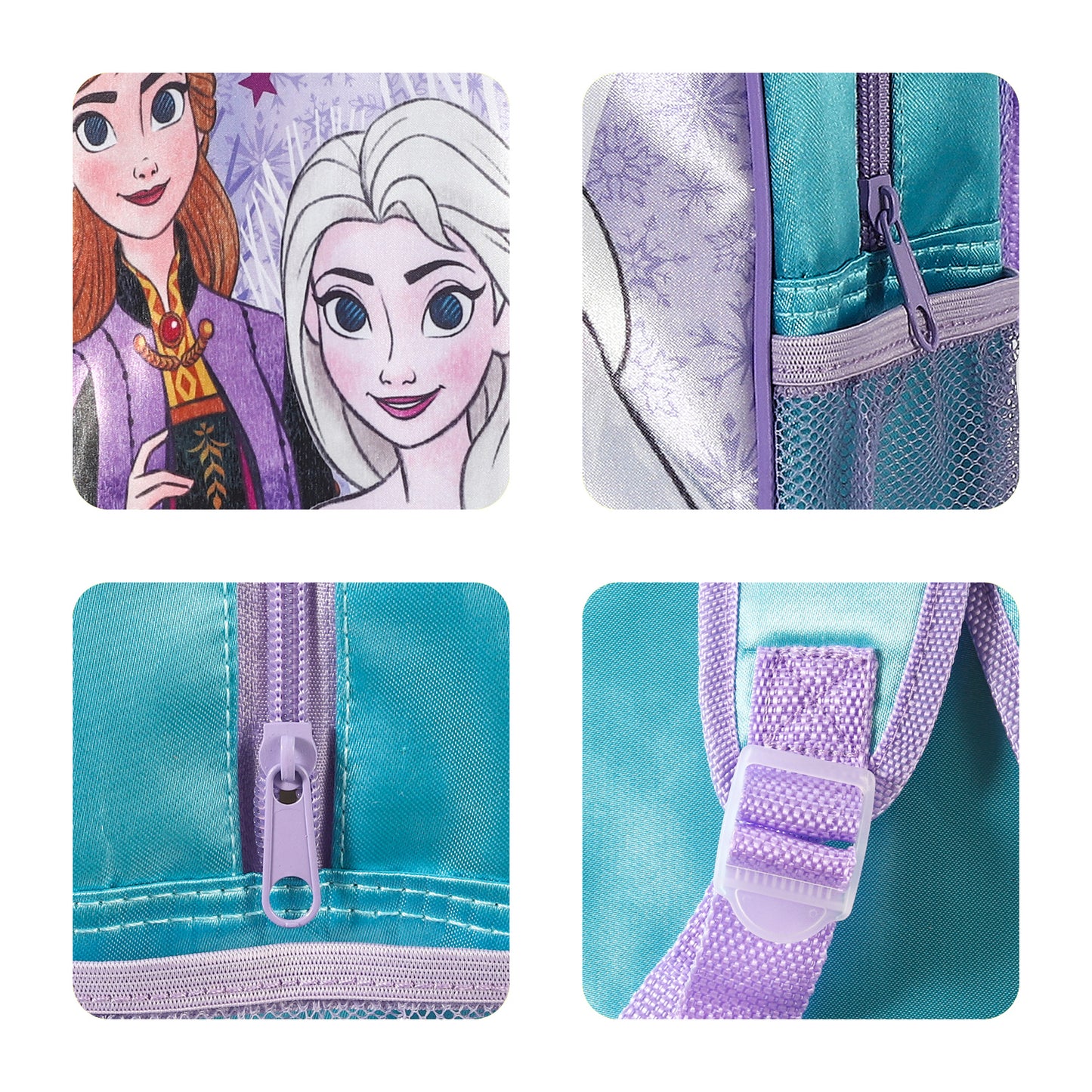 Disney Frozen Kids Childrens Backpack School Rucksack Travel Bag Boys Girls with side mesh pocket Boys Girls