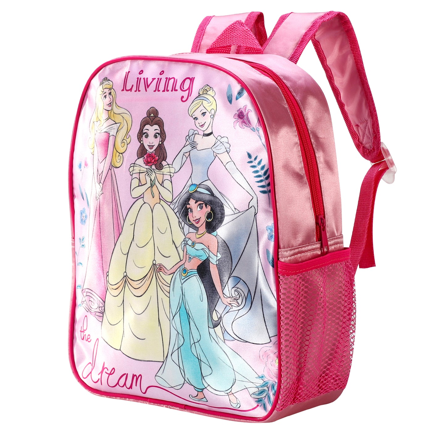 Disney Princess Kids Childrens Backpack School Rucksack Travel Bag Boys Girls with side mesh pocket Boys Girls