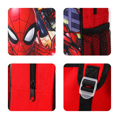 Marvel Spiderman Kids Childrens Backpack School Rucksack Travel Bag Boys Girls with side mesh pocket Boys Girls