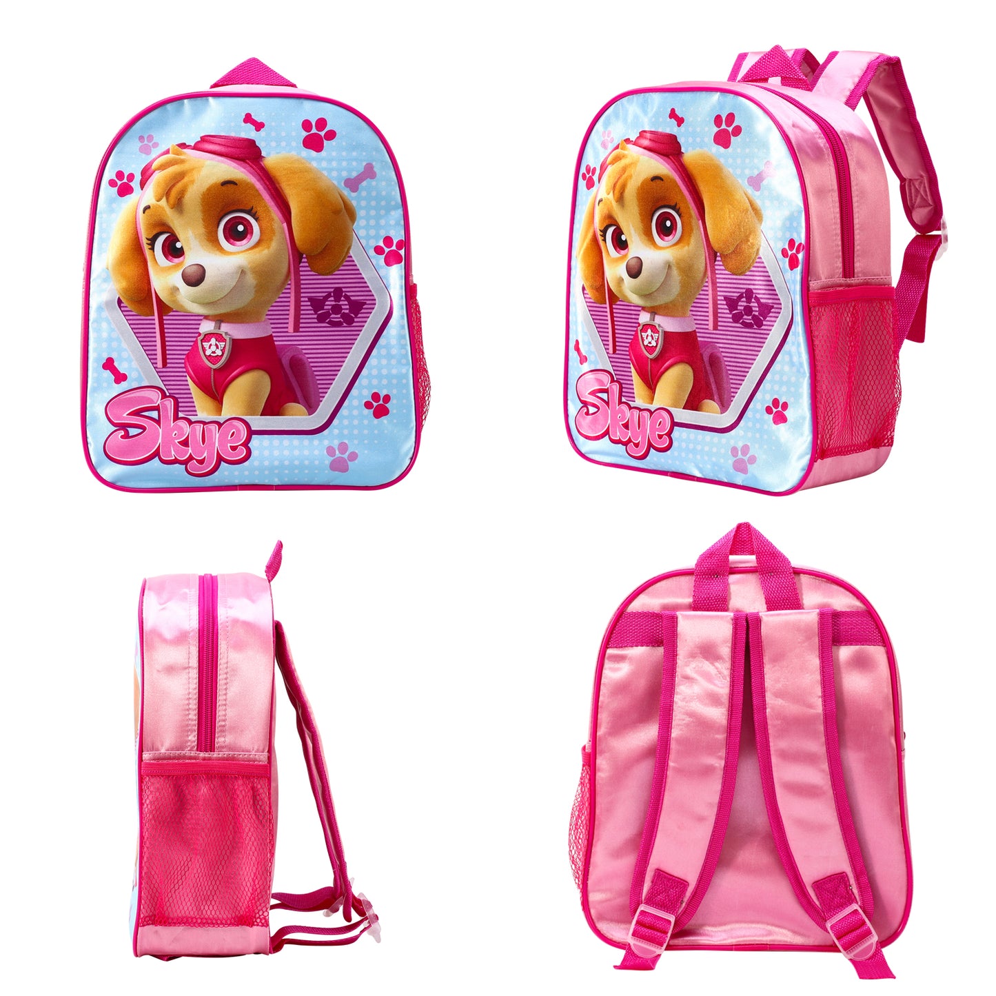 Paw Patrol Kids Childrens Backpack School Rucksack Travel Bag Boys Girls with side mesh pocket Boys Girls