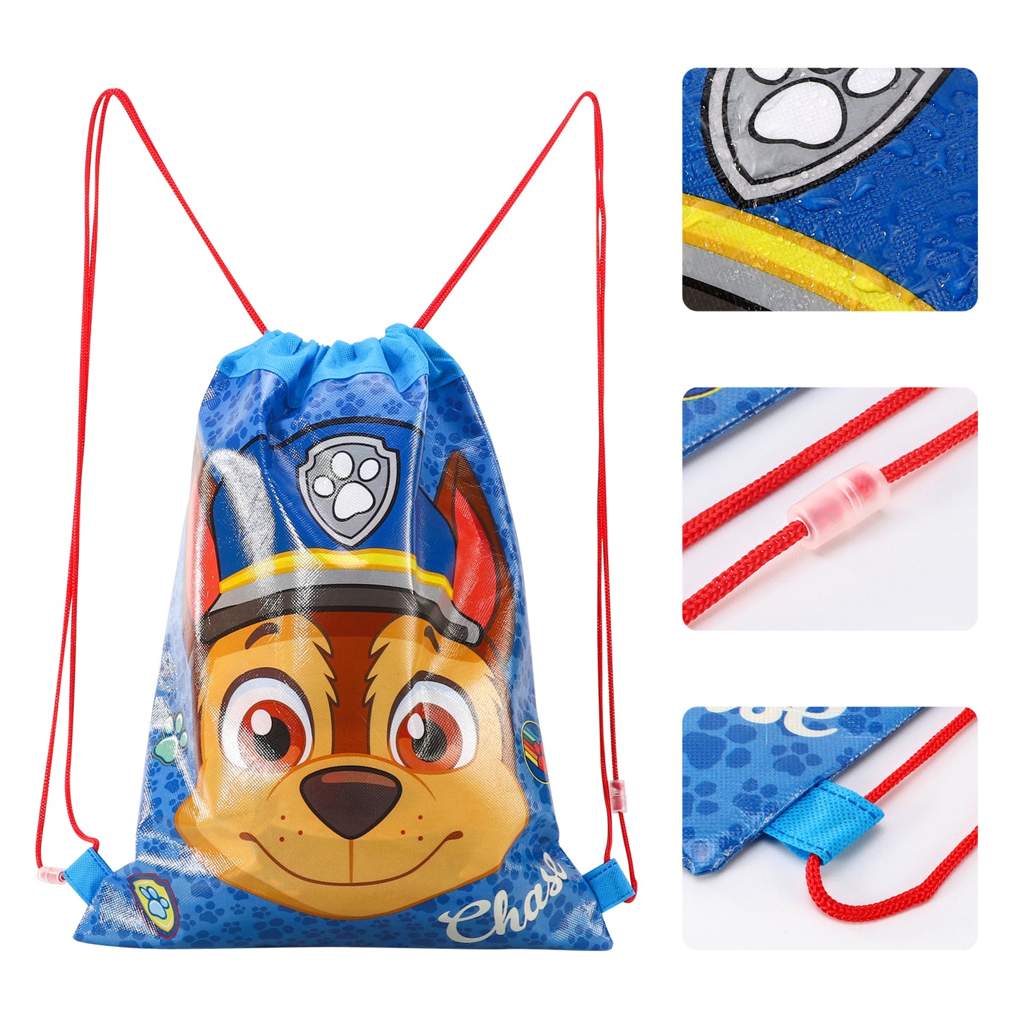 Paw Patrol Kids Drawstring PE Swimming Football Sports Travel Gym School Bag Lightweight Multicolour