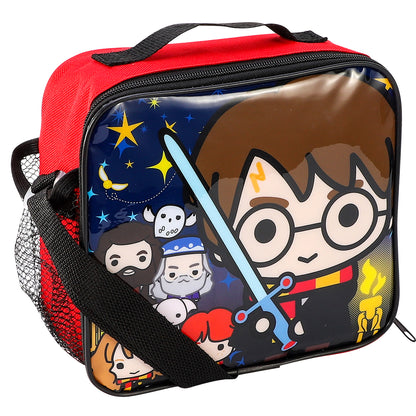 Harry Potter Rectangular Insulated Lunch Box Bag for Boys and Girls, Perfect Size for Packing Hot or Cold Snacks for School and Travel, BPA Free