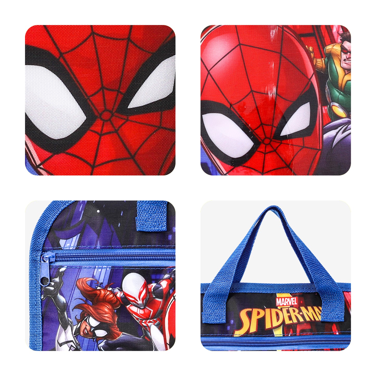 Spiderman Kids Childrens Zipped School Book Bag Primary Reading Bag Boys Girls