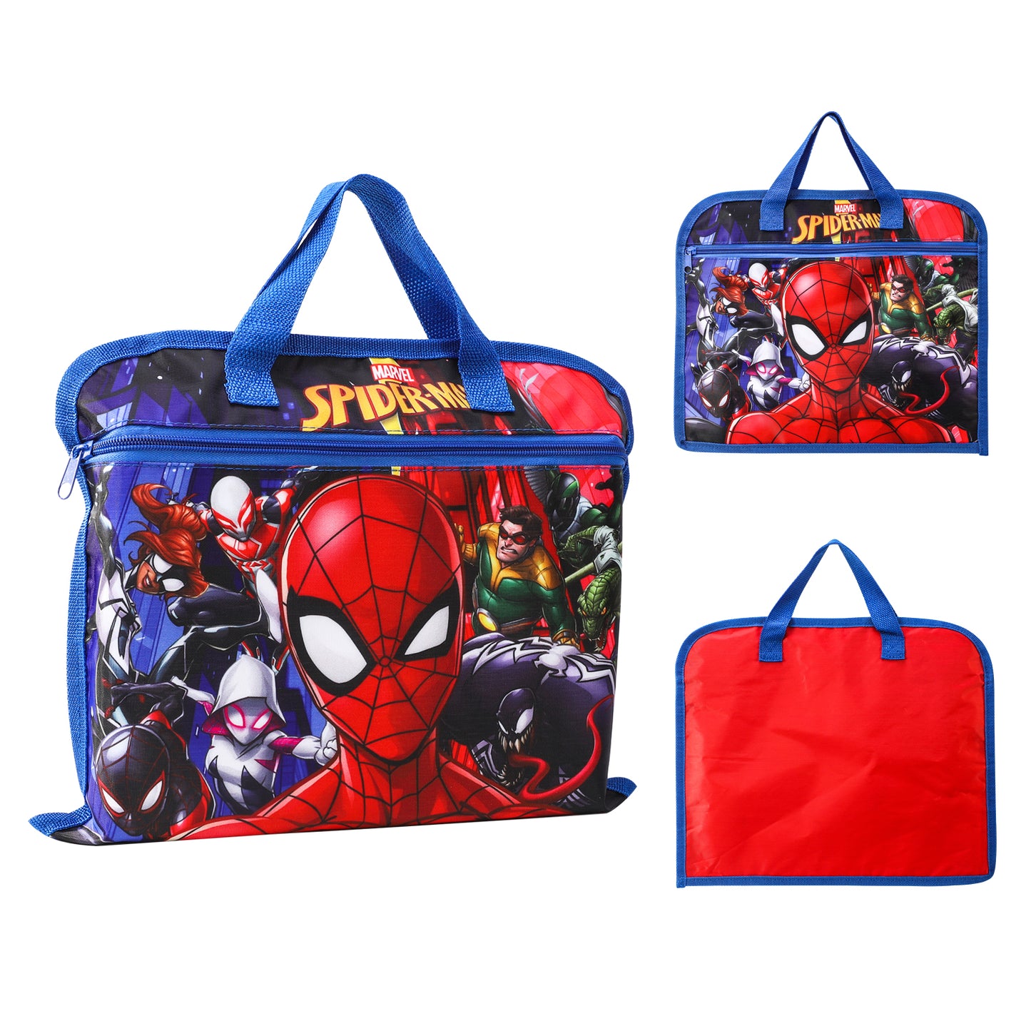 Spiderman Kids Childrens Zipped School Book Bag Primary Reading Bag Boys Girls