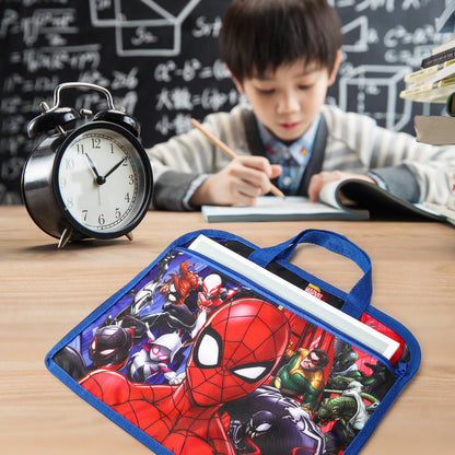 Spiderman Kids Childrens Zipped School Book Bag Primary Reading Bag Boys Girls