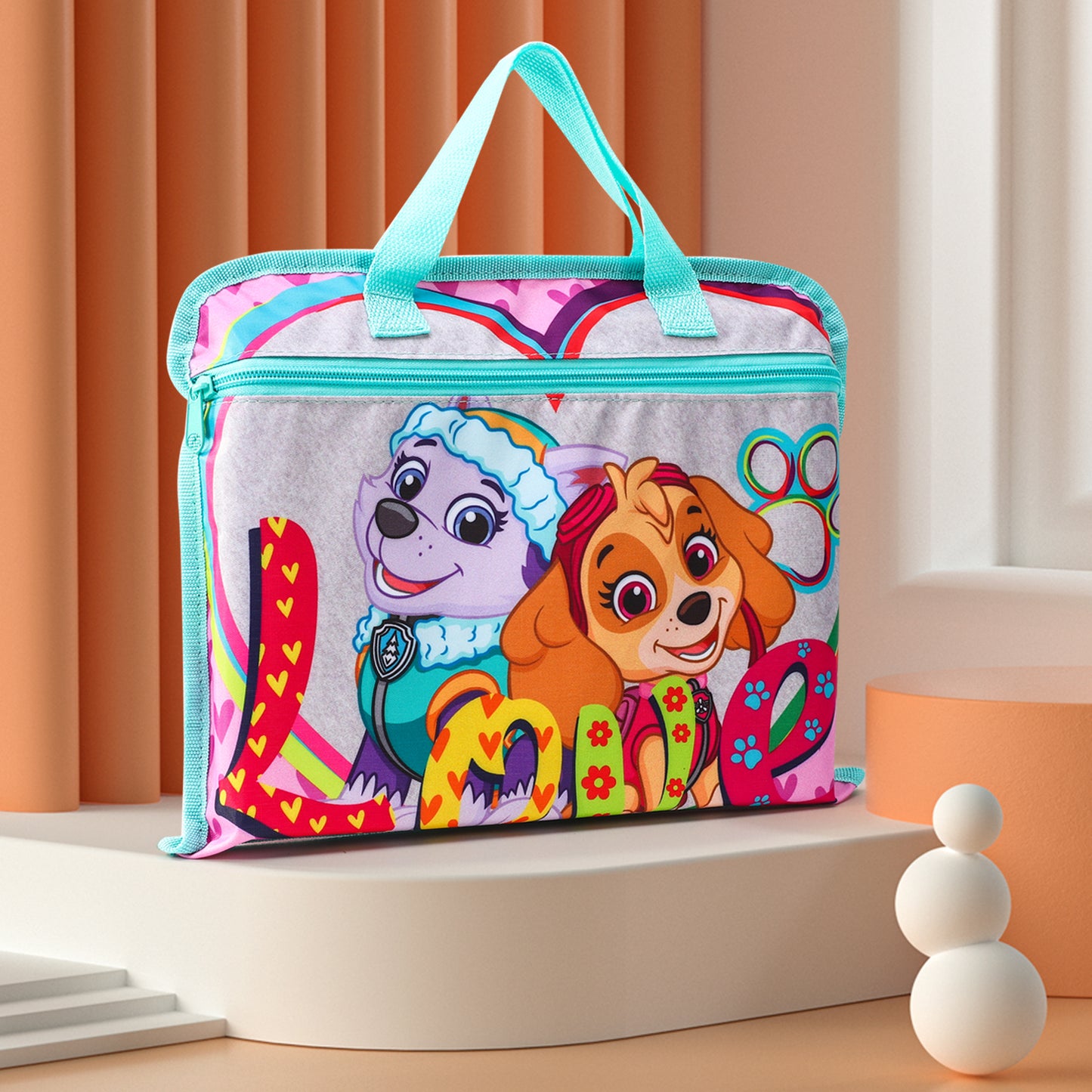 Paw Patrol Kids Childrens Zipped School Book Bag Primary Reading Bag Boys Girls