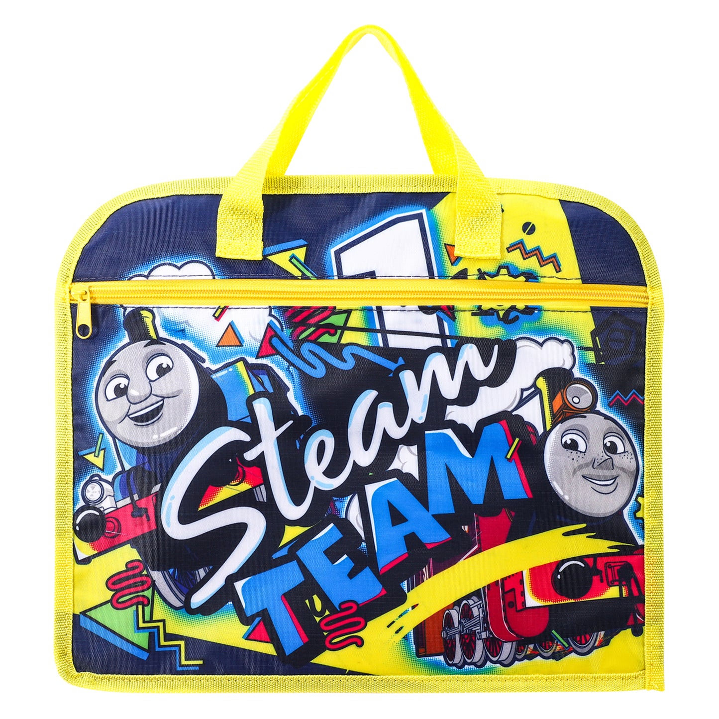 Thomas the Tank Engine Kids Childrens Zipped School Book Bag Primary Reading Bag Boys Girls