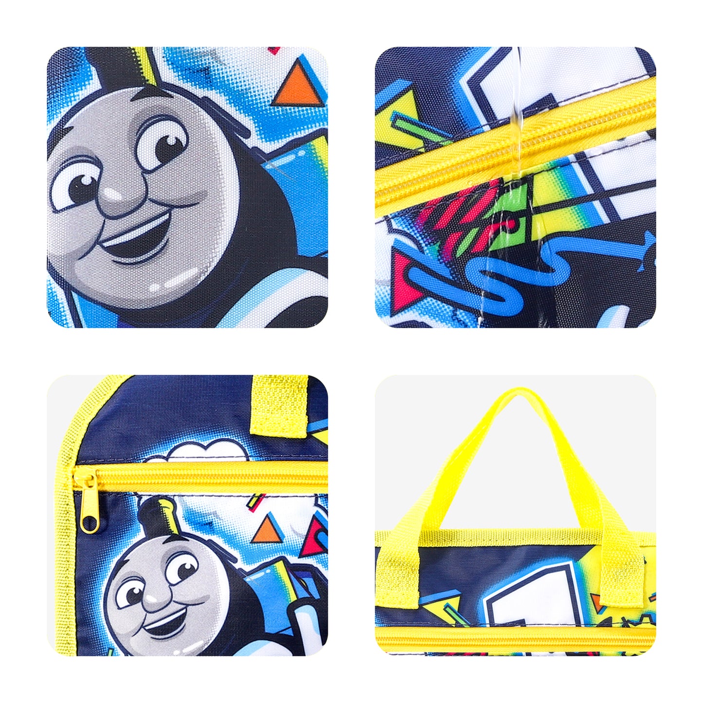 Thomas the Tank Engine Kids Childrens Zipped School Book Bag Primary Reading Bag Boys Girls