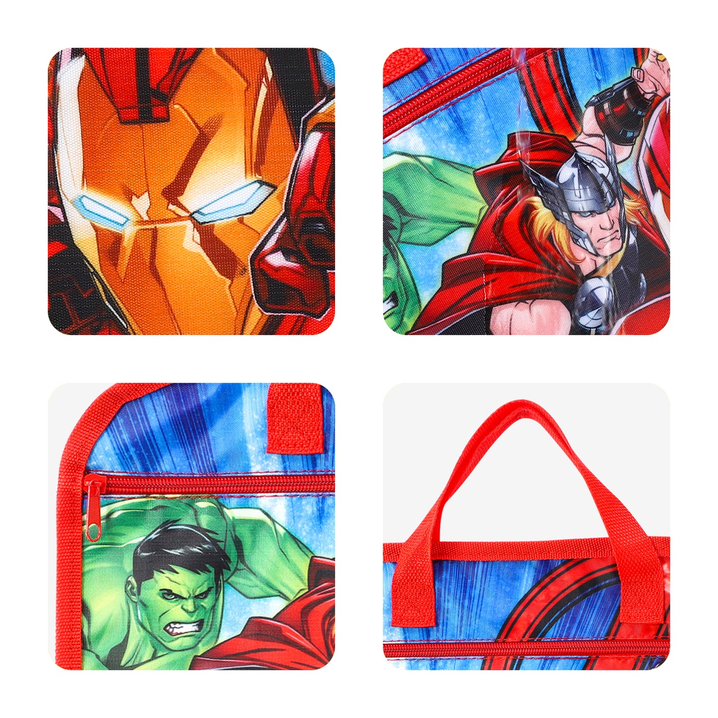 Avengers Kids Childrens Zipped School Book Bag Primary Reading Bag Boys Girls