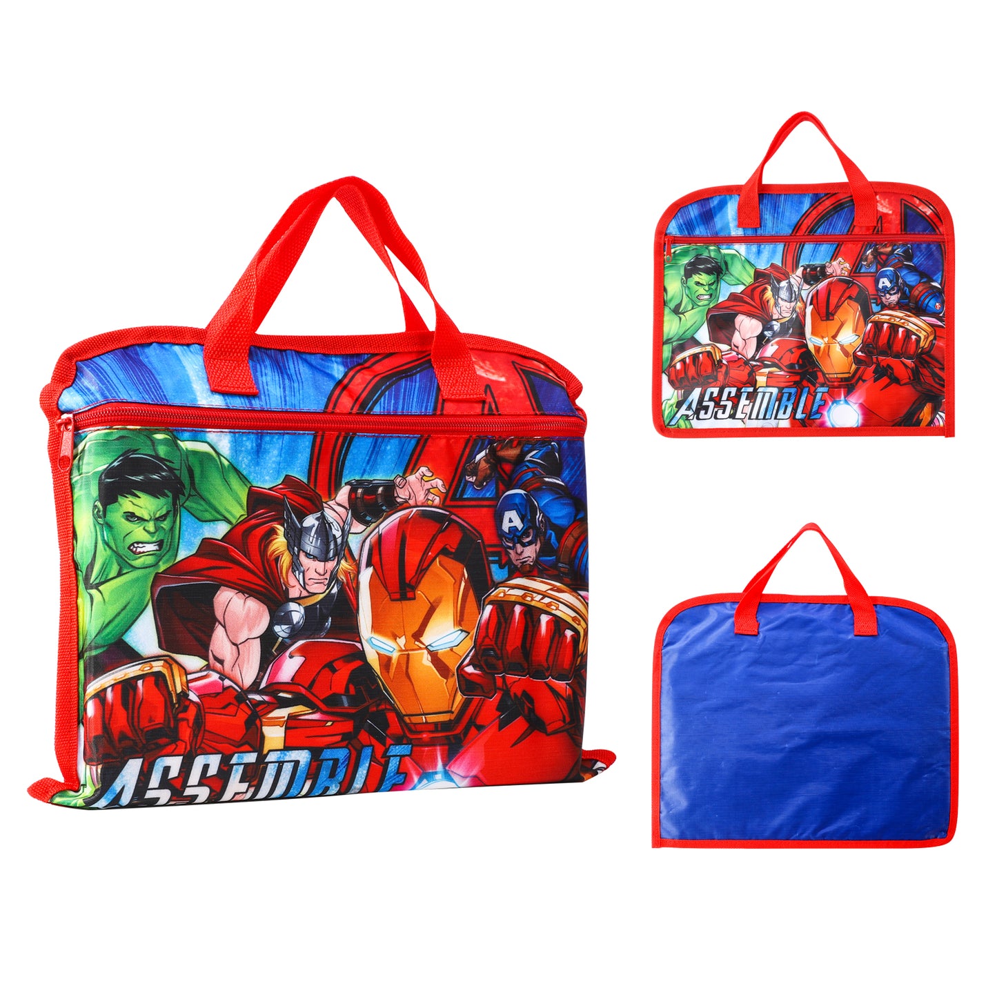 Avengers Kids Childrens Zipped School Book Bag Primary Reading Bag Boys Girls