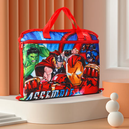 Avengers Kids Childrens Zipped School Book Bag Primary Reading Bag Boys Girls