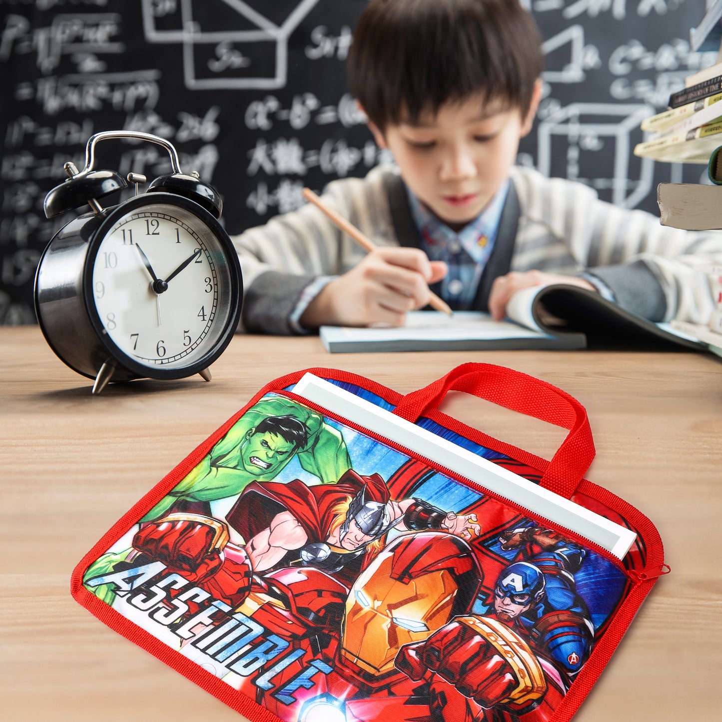 Avengers Kids Childrens Zipped School Book Bag Primary Reading Bag Boys Girls