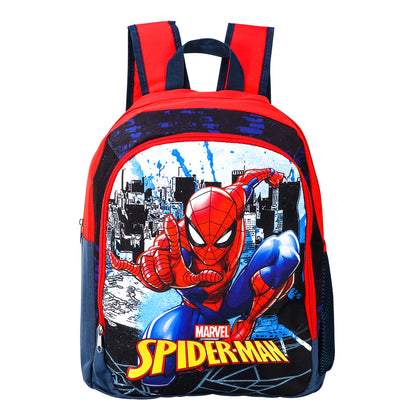 Unisex Kid's Spiderman Backpack Primary School Adaptable to Cart, Ergonomic Back and Adjustable Handles Material, Multicoloured, Normalh pocket Boys Girls