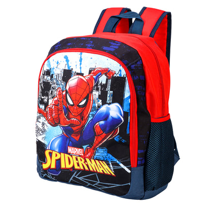 Unisex Kid's Spiderman Backpack Primary School Adaptable to Cart, Ergonomic Back and Adjustable Handles Material, Multicoloured, Normalh pocket Boys Girls