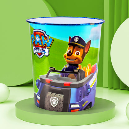 Paw Patrol Girl Kids Childrens Waste Bucket Paper Bin Basket for Bedroom Study Desk Dustbin