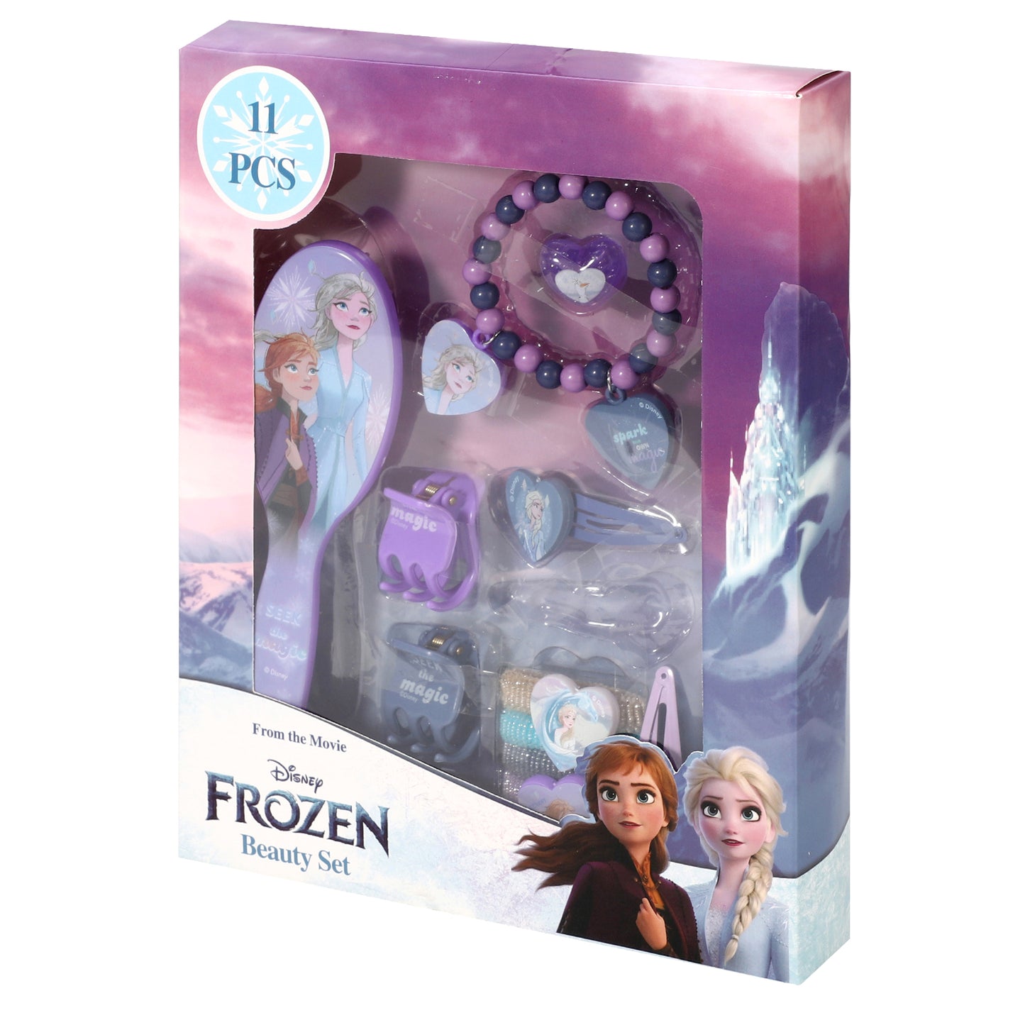 Frozen 11pcs Girls Kids Hair Accessories Clips Comb Bands and Beauty Set