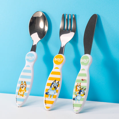 Bluey Children's Kids 3pcs Cutlery Set - Knife/Fork/Spoon