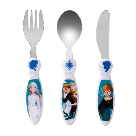 Frozen 2 Children's Kids 3pcs Cutlery Set - Knife/Fork/Spoon