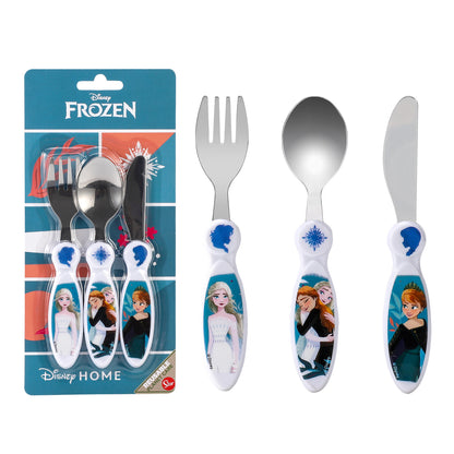 Frozen 2 Children's Kids 3pcs Cutlery Set - Knife/Fork/Spoon