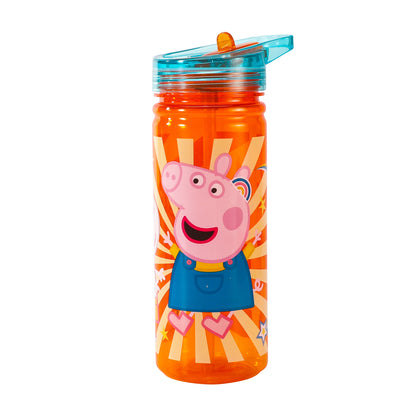 Peppa Pig 580ml Water Bottle for Kids, School Drinks Bottle Made of Durable Tritan BPA Free