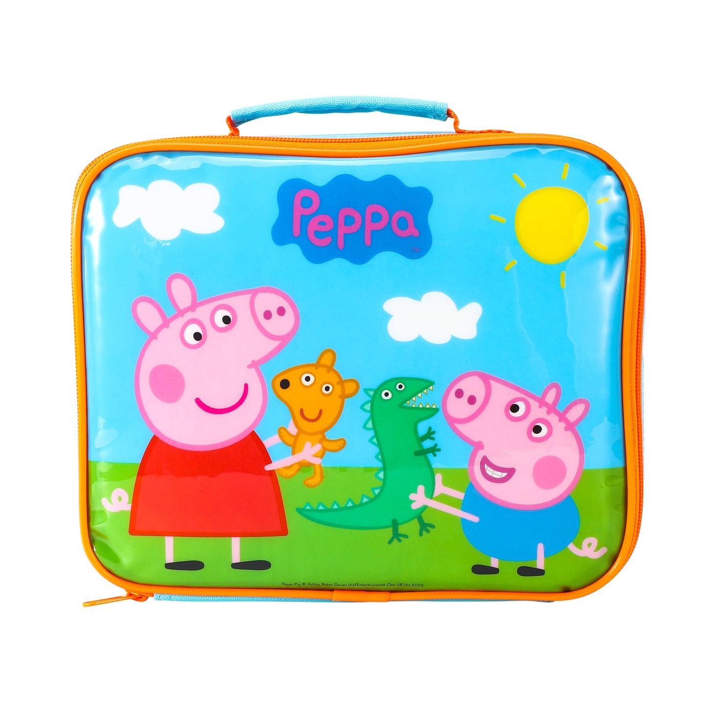 Peppa Pig Rectangular Insulated Lunch Box Bag for Boys and Girls, Perfect Size for Packing Hot or Cold Snacks for School and Travel, BPA Free