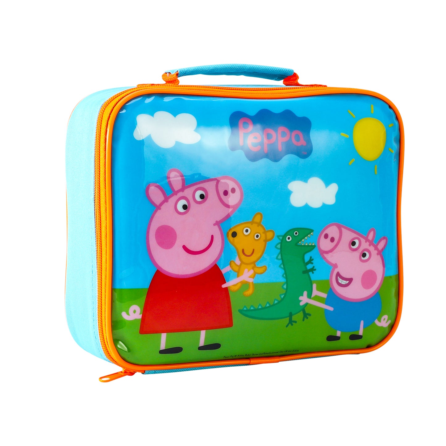 Peppa Pig Rectangular Insulated Lunch Box Bag for Boys and Girls, Perfect Size for Packing Hot or Cold Snacks for School and Travel, BPA Free