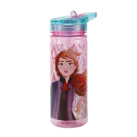 Frozen 580ml Water Bottle for Kids, School Drinks Bottle Made of Durable Tritan BPA Free