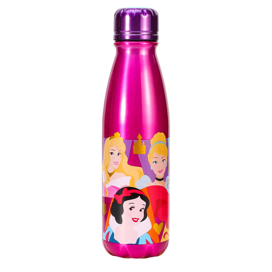 Disney Princess Children's Aluminum Reusable Water Bottle 600ml