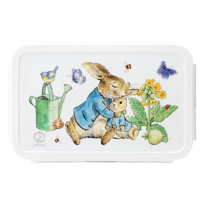 Peter Rabbit Kids Rectangular Lunch Bento Food Box Container with Removable Compartments 1200ml Leak Proof, BPA Free