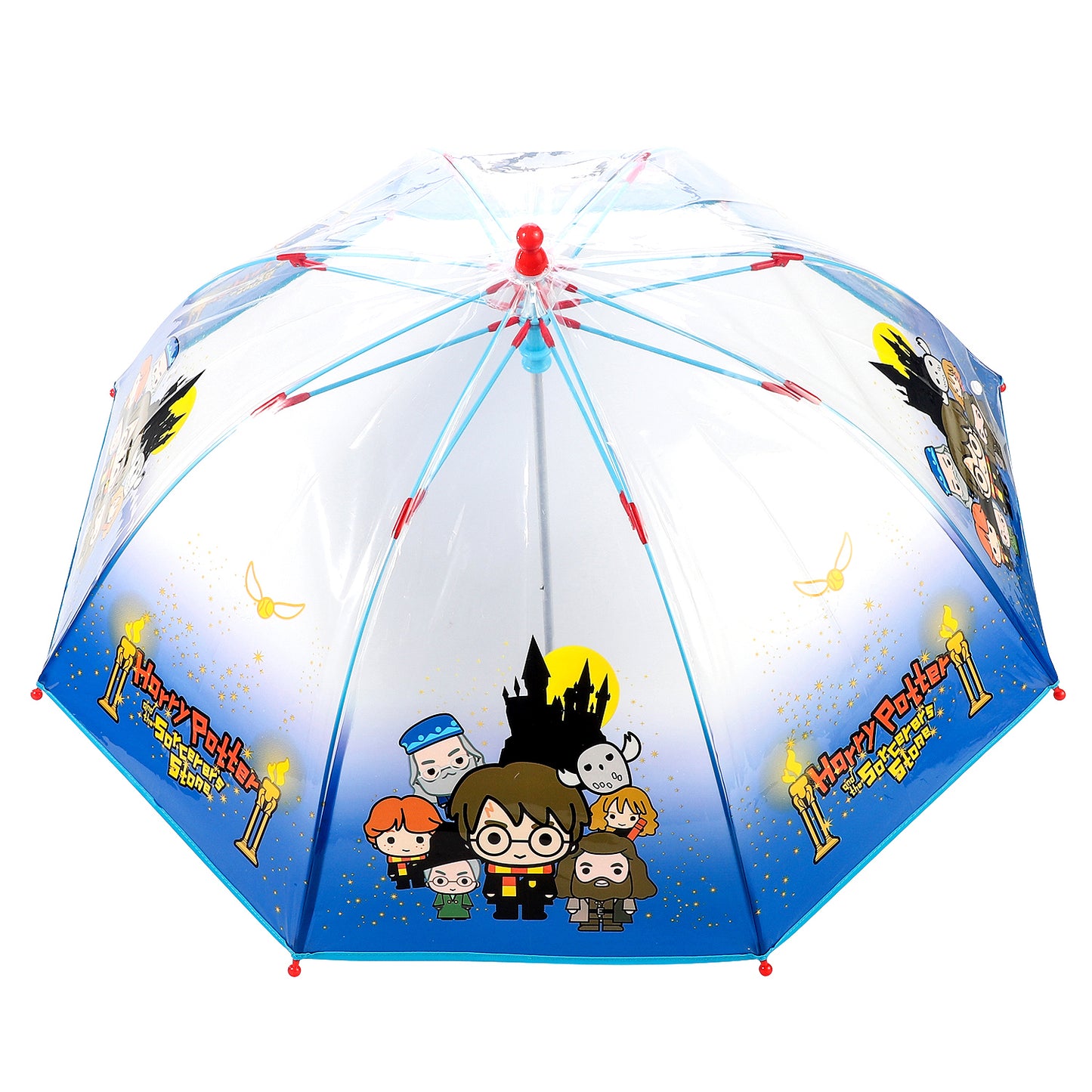 Harry Potter Dome Umbrella for Kids Childrens Boys Girls Brolly with Safety Opening