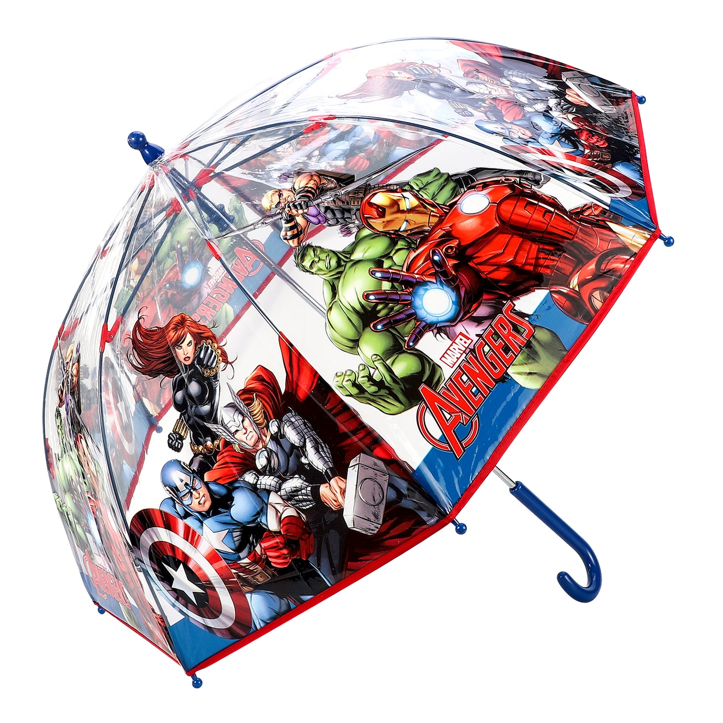 Avengers Dome Umbrella for Kids Childrens Boys Girls Brolly with Safety Opening