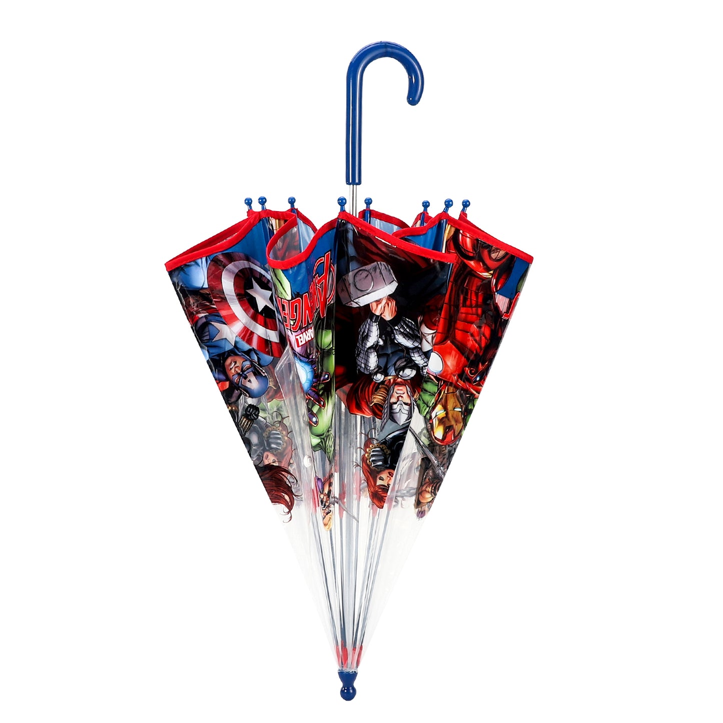 Avengers Dome Umbrella for Kids Childrens Boys Girls Brolly with Safety Opening