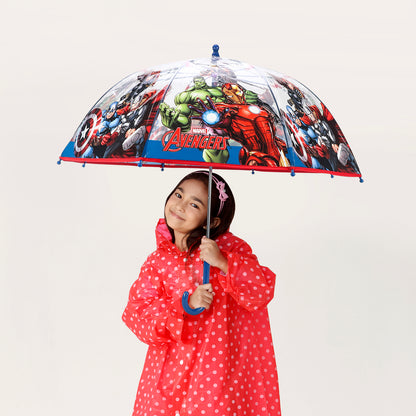 Avengers Dome Umbrella for Kids Childrens Boys Girls Brolly with Safety Opening