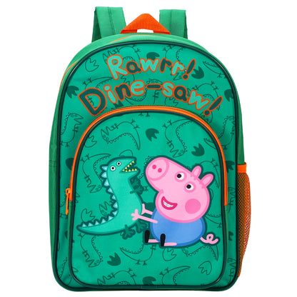 Peppa Pig Kids Childrens Premium Backpack School Rucksack Travel Bag, Multicolour