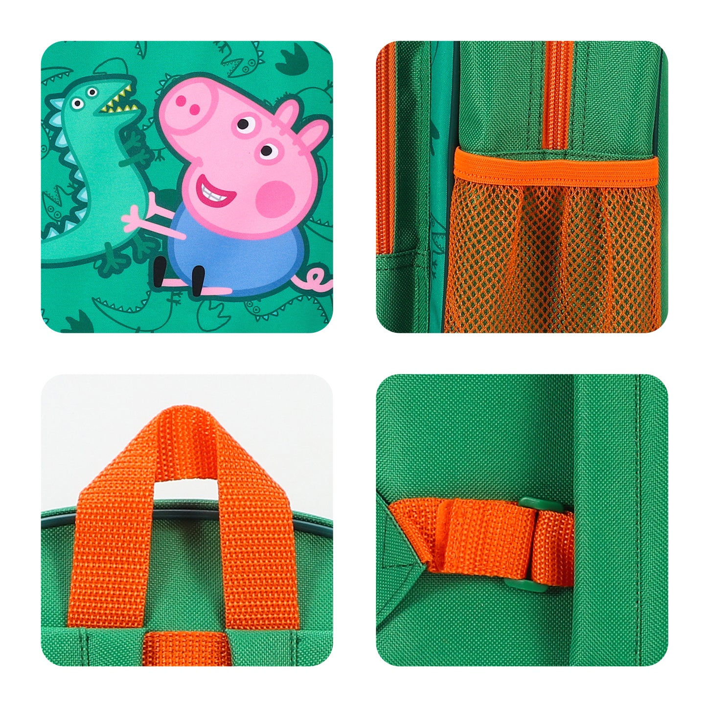 Peppa Pig Kids Childrens Premium Backpack School Rucksack Travel Bag, Multicolour
