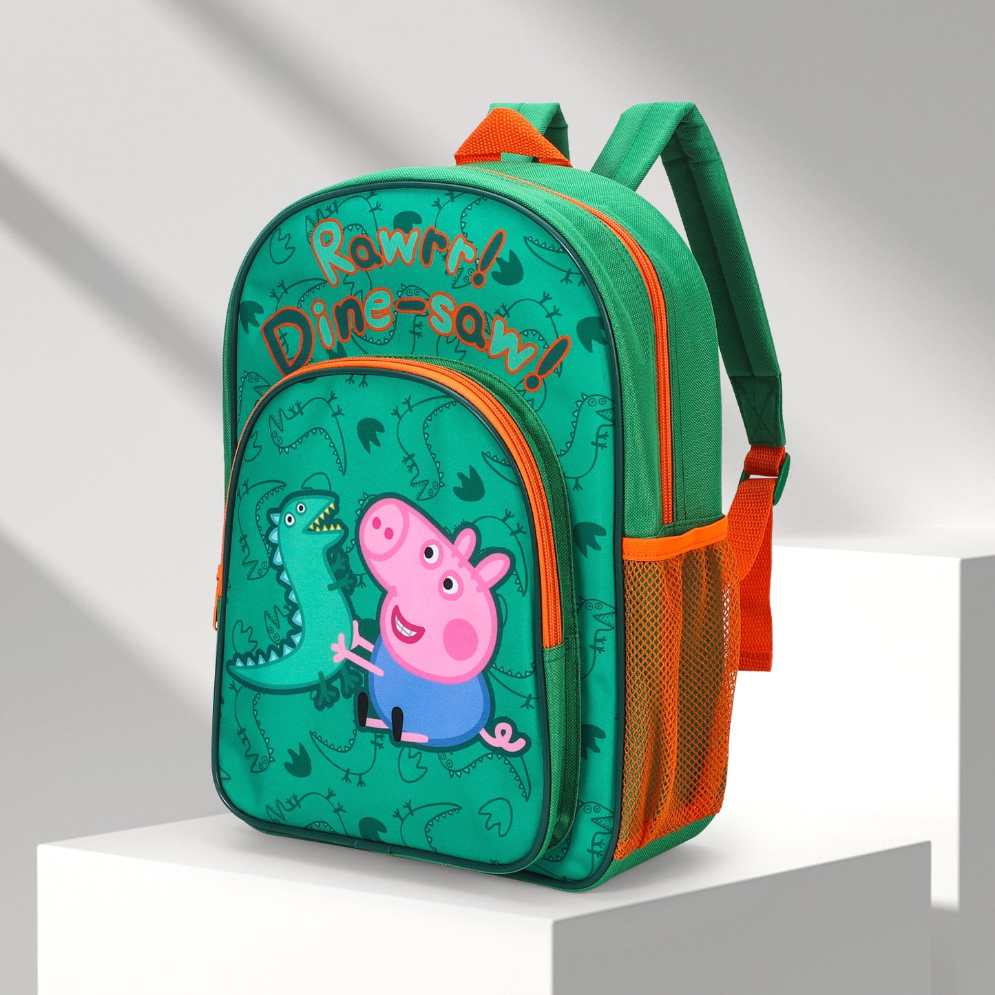 Peppa Pig Kids Childrens Premium Backpack School Rucksack Travel Bag, Multicolour