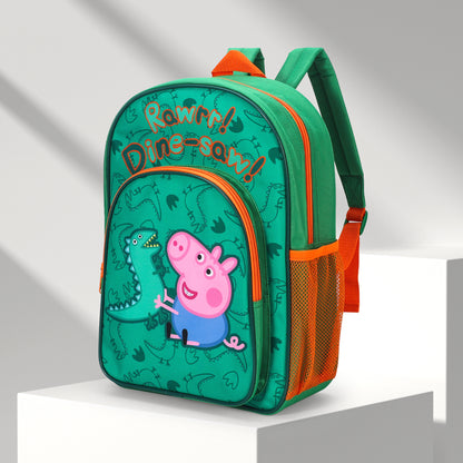 Peppa Pig Kids Childrens Premium Backpack School Rucksack Travel Bag, Multicolour