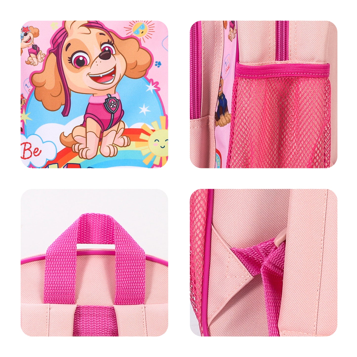 Paw Patrol Kids Childrens Premium Backpack School Rucksack Travel Bag, Multicolour