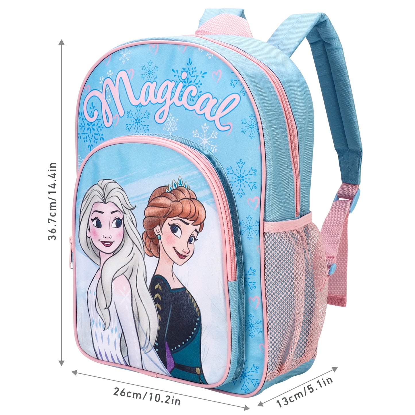 Frozen Kids Childrens Premium Backpack School Rucksack Travel Bag, Multicolour