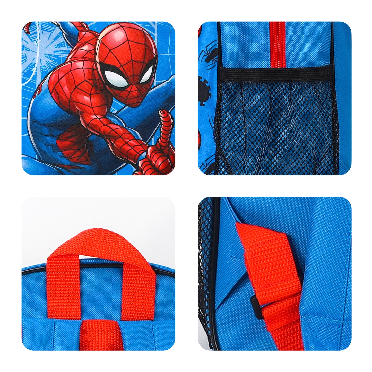 Spiderman Kids Childrens Premium Backpack School Rucksack Travel Bag, Multicolour