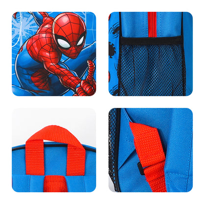 Spiderman Kids Childrens Premium Backpack School Rucksack Travel Bag, Multicolour