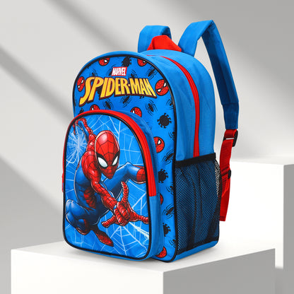 Spiderman Kids Childrens Premium Backpack School Rucksack Travel Bag, Multicolour