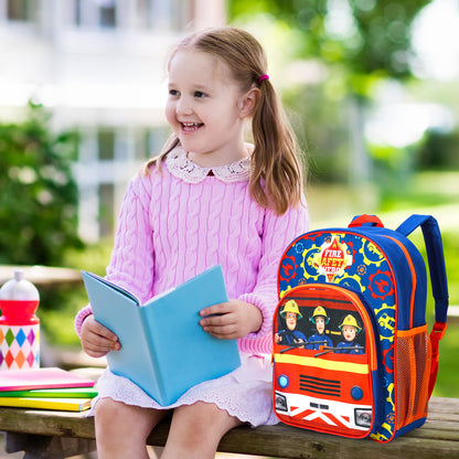 Fireman Sam Kids Childrens Premium Backpack School Rucksack Travel Bag, Multicolour