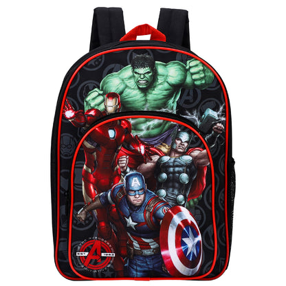 Avengers Kids Childrens Premium Backpack School Rucksack Travel Bag, Multicolour