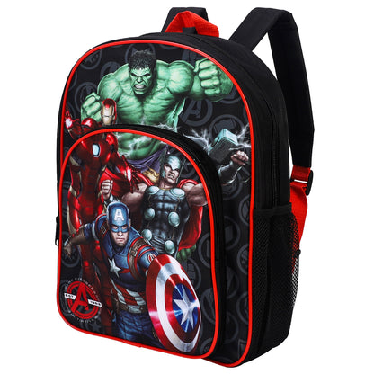 Avengers Kids Childrens Premium Backpack School Rucksack Travel Bag, Multicolour