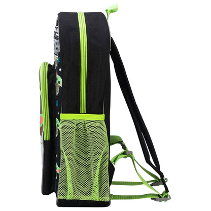 Star Wars Baby Yoda The Mandalorian Kids Childrens Premium Backpack School Rucksack Travel Bag, Multicolour
