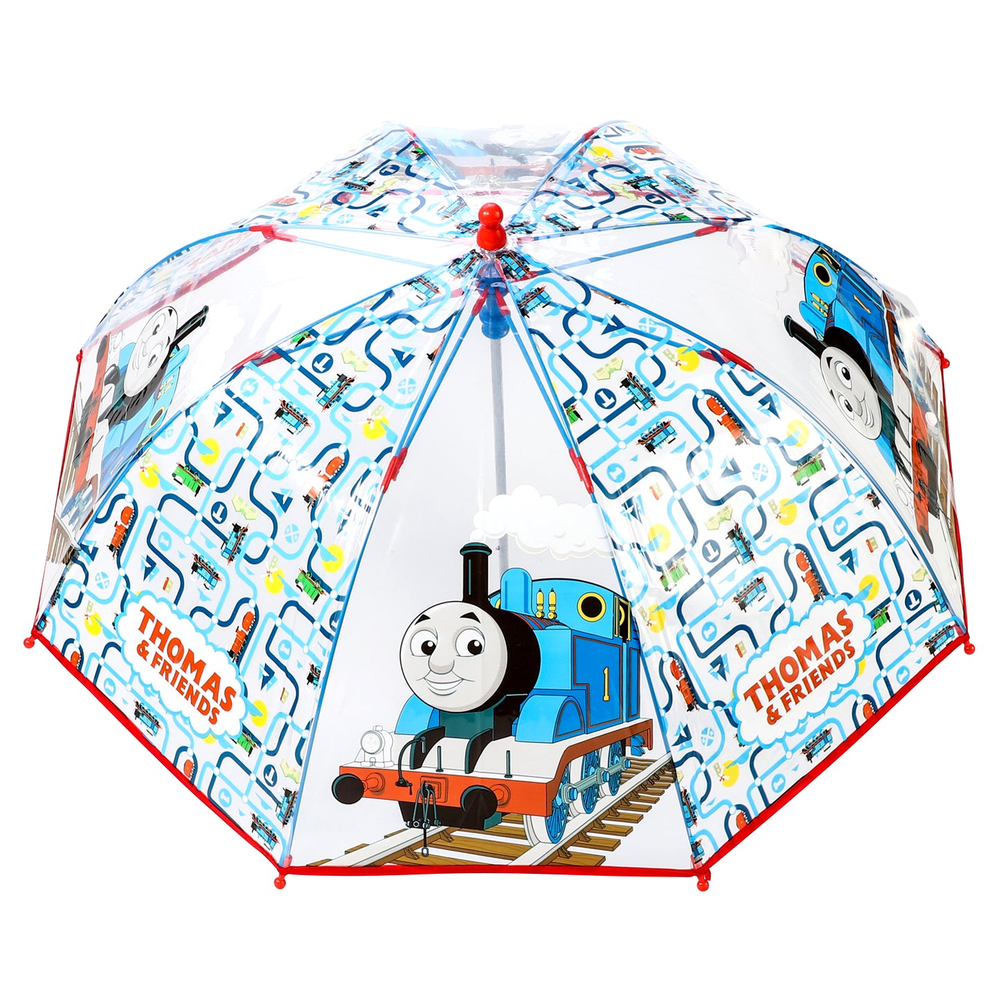 Thomas the Tank Engine Dome Umbrella for Kids Childrens Boys Girls Brolly with Safety Opening