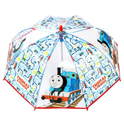 Thomas the Tank Engine Dome Umbrella for Kids Childrens Boys Girls Brolly with Safety Opening